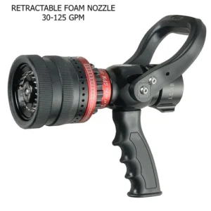 Protek 1-1/2" Selectable Gallonage Retractable Foam Nozzle (30-60-95-125 GPM)