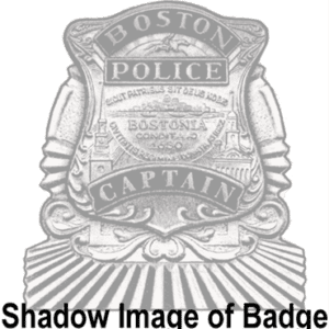Boston Police Hat Badge by Blackinton®