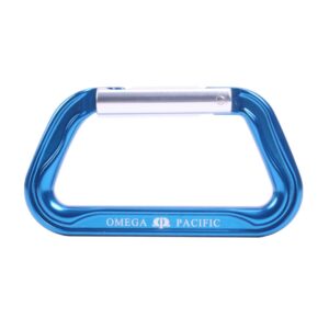 Omega Pacific Standard D Aluminum Keylock Straightgate Carabiner