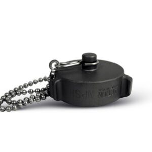 Action Coupling Solid One-Piece Cap and Chain