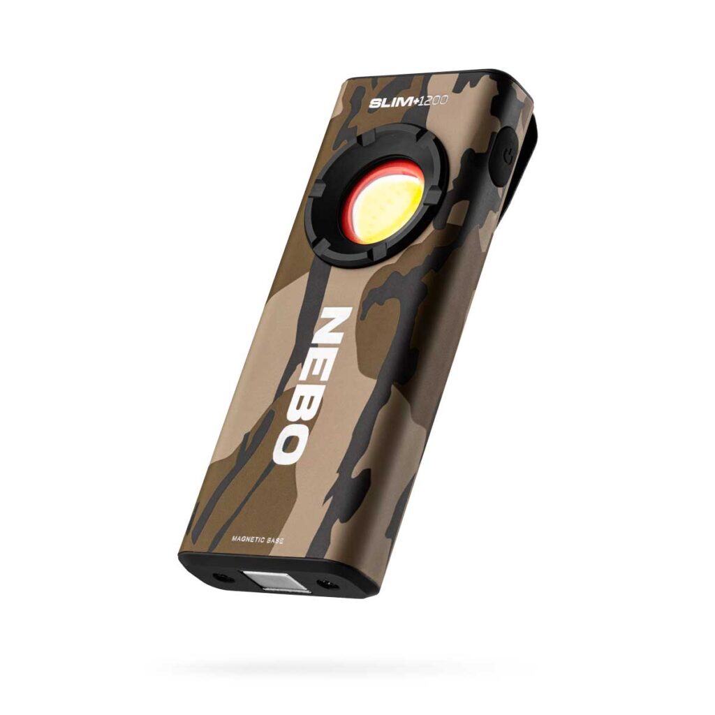 Nebo Slim+1200 Rechargeable Pocket Light - Mossy Oak Bottomlands