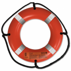 20" Lifering Orange USCG Type IV With Tape