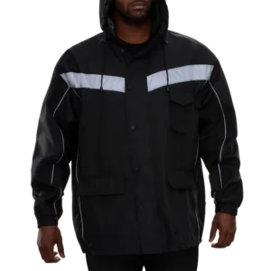 Reflective Apparel Reflective Jacket: Parka: Breathable Waterproof Hooded