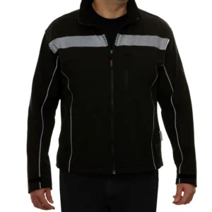 Reflective Apparel Reflective Jacket: Soft Shell: Water Resistant: Form Fitting