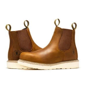 Rock Rooster Capitola Men's 6 Inch Brown Wedge Work Boots