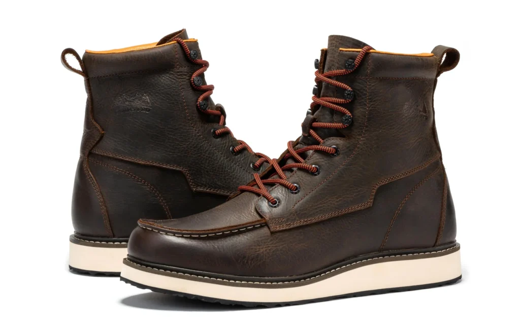 Rock Rooster Botas Pro Dark Brown Men's 6 Inch Wedge Boots