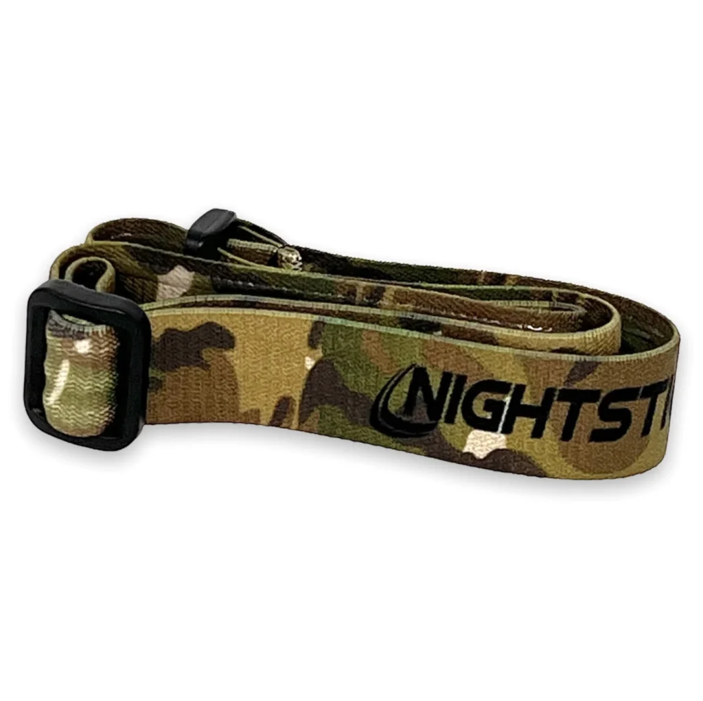 NightStick Camo Elastic Head Strap with Non-Slip Lining