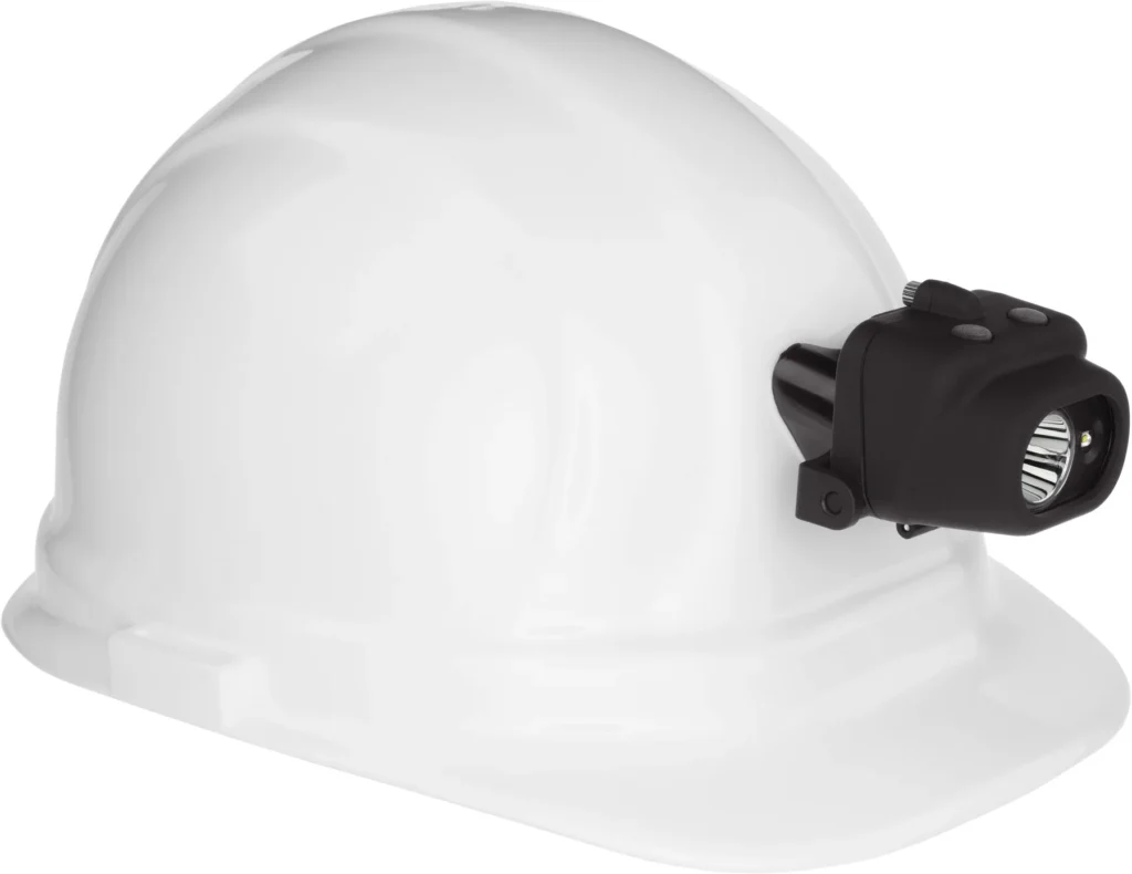 NightStick Dual-Light Headlamp w/Hard Hat Clip & Mount