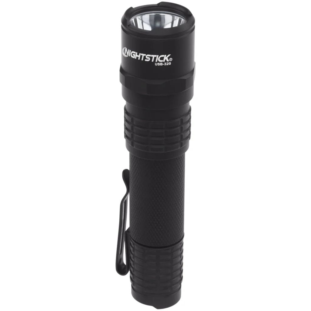 NightStick USB Rechargeable EDC Flashlight - Black