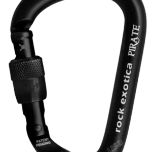 Rock Exotica Pirate Screw-Lock Carabiner-Black
