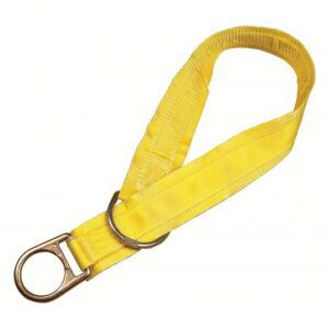 3M DBI-SALA Cross Arm Strap: 3 ft Overall Lg, Steel, Polyester, Dual D-Ring, Wear Pad, Reusable
