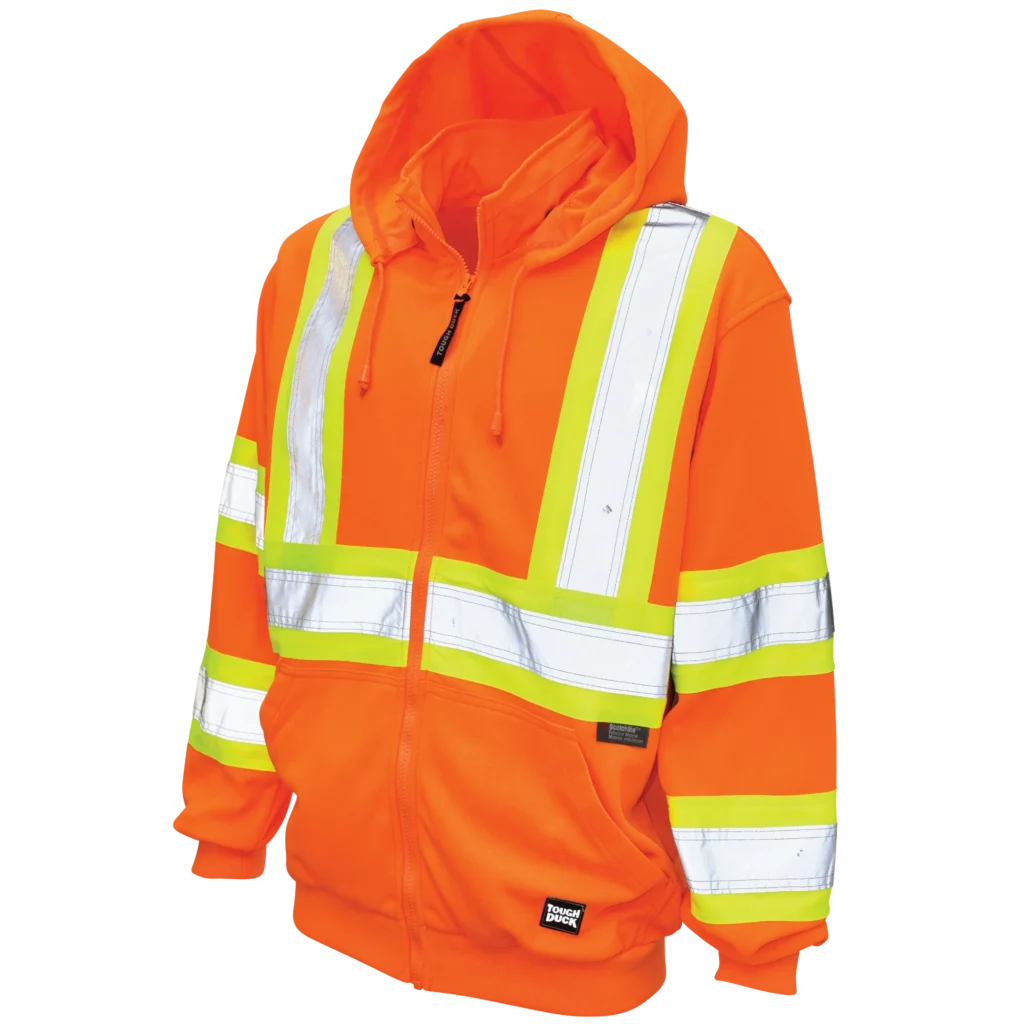 Tough Duck Fleece Unlined Safety Hoodie