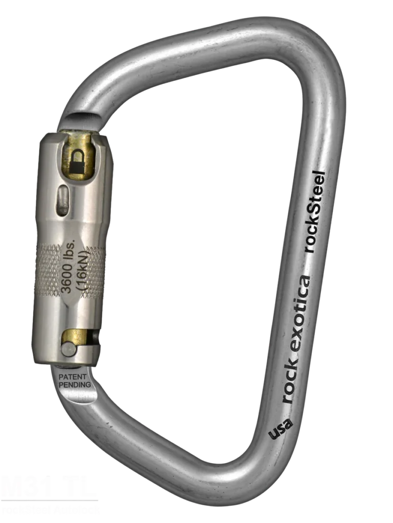 Rock Exotica rockSteel Auto-Lock Carabiner