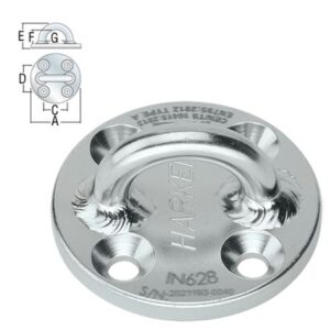 Harken 57MM 316SS Round Standard Padeye