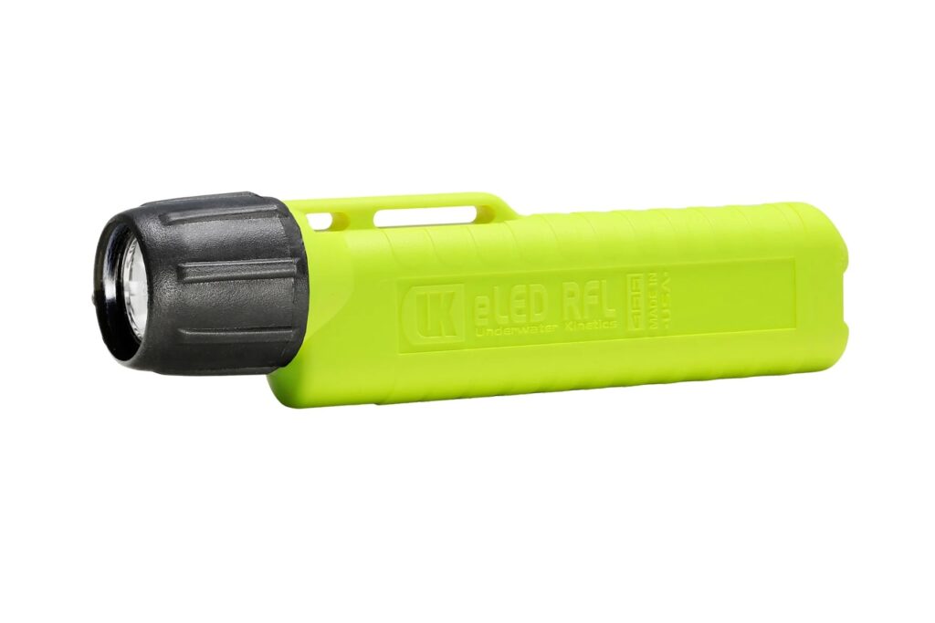 Underwater Kinetics 4AA ELED RFL Intrinsically Safe Flashlight