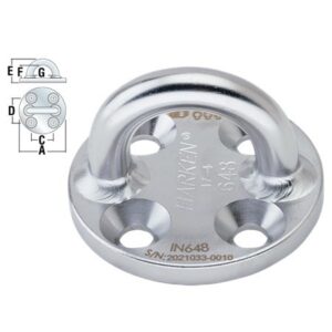 Harken 76MM Stainless Steel High-Load Round Standard Padeye