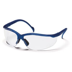 Work Force Inc. Venture 2 Metallic Blue Safety Glasses
