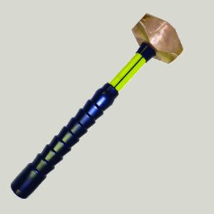 NUPLA® 6 lb Non-Sparking Brass Sledge Hammer with 18 in Classic Fiberglass Handle