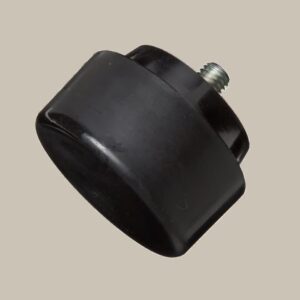 NUPLA® Hard Nylon Quick-Change Hammer Tip with 3 in Diameter – Black