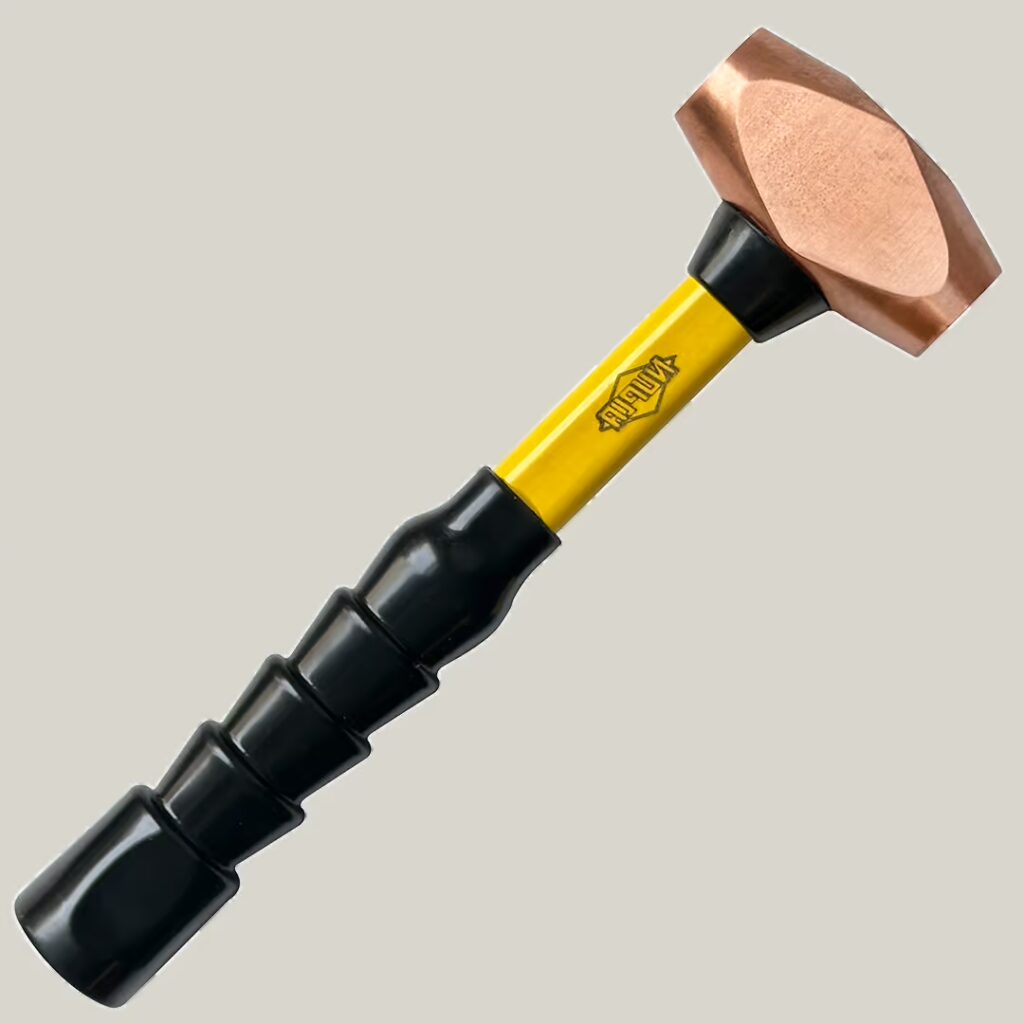 NUPLA® 2.5 lb Non-Sparking Copper Sledge Hammer with 12.625 in Classic Fiberglass Handle