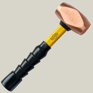 NUPLA® 4 lb Non-Sparking Copper Sledge Hammer with 16 in Classic Fiberglass Handle