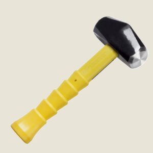 Nupla 3lb Steel Hand Drilling Hammer with 10in Ergo Power Fiberglass Handle