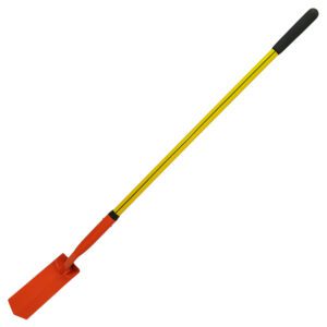 NUPLA® V-Type Trenching Shovel with 4 in Wide 14 Gauge Blade and 48 in Classic Fiberglass Handle