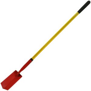 NUPLA® V-Type Trenching Shovel with 5 in Wide 14 Gauge Blade and 48 in Classic Fiberglass Handle