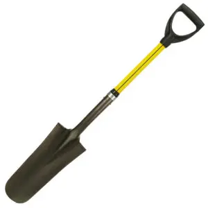 NUPLA® Sharp Shooter Drain Spade with 14 Gauge Blade and 27 in Classic Fiberglass Handle