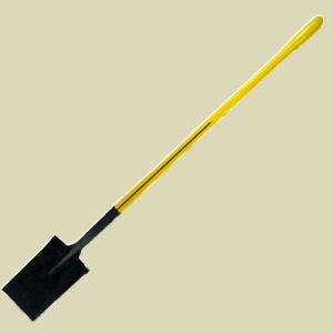 NUPLA® Garden Spade Shovel with 14 Gauge Blade and 48 in ERGO POWER® Fiberglass Handle