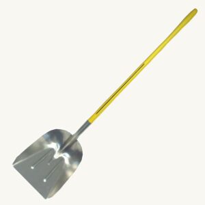 NUPLA® Aluminum Scoop Shovel with #10 Aluminum Scoop Blade and 48 in ERGO POWER® Fiberglass Handle