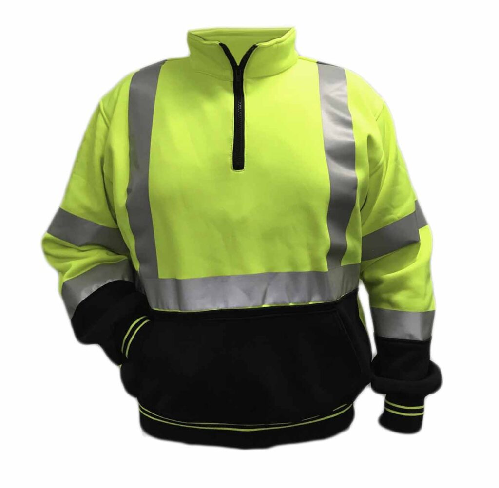 Work Force Inc. ANSI/ISEA Class 3 Quarter Zip Sweatshirt