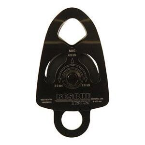 Rescue Tech 2" Double Tactical Rescue Pulley w/ Becket (Black)