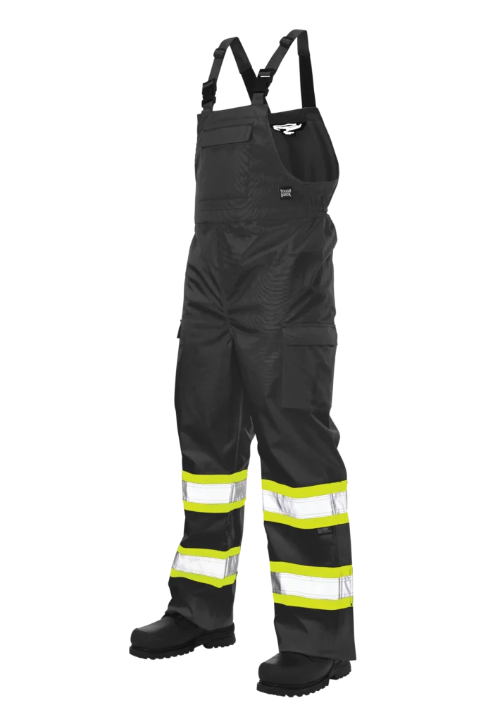 Tough Duck Ripstop Unlined Safety Rain Bib Overall