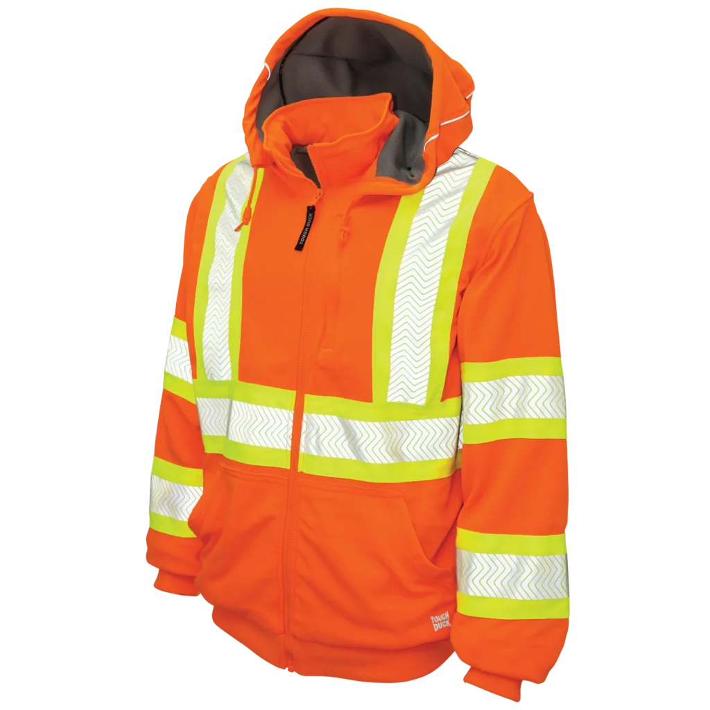 Tough Duck Fleece Thermal-Lined Safety Hoodie