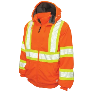 Tough Duck Fleece Thermal-Lined Safety Hoodie