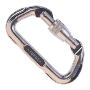 Rescue Tech 11mm Force D Locking Aluminum Carabiner