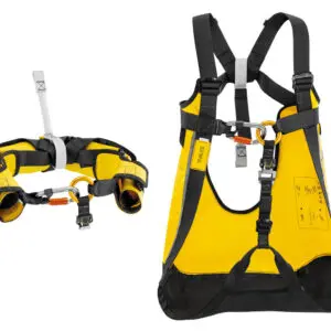 Petzl&reg; Thales Safety Chest Collar and Comfortable Evacuation Triangle w/ Shoulder Straps