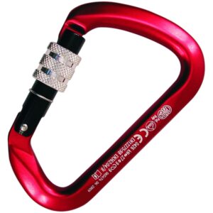 Rescue Tech Large Multi-Use Aluminum Carabiner, Screw Gate