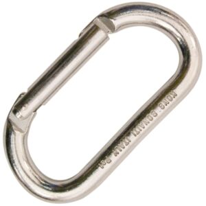 Rescue Tech Classic Oval Aluminum Carabiner, Non-Locking