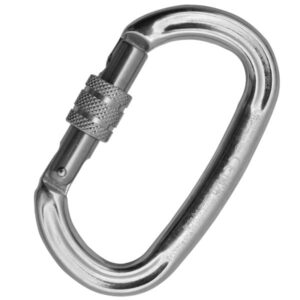 Rescue Tech Ovalone Aluminum Carabiner, Screwgate