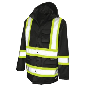 Tough Duck Ripstop Safety Rain Jacket