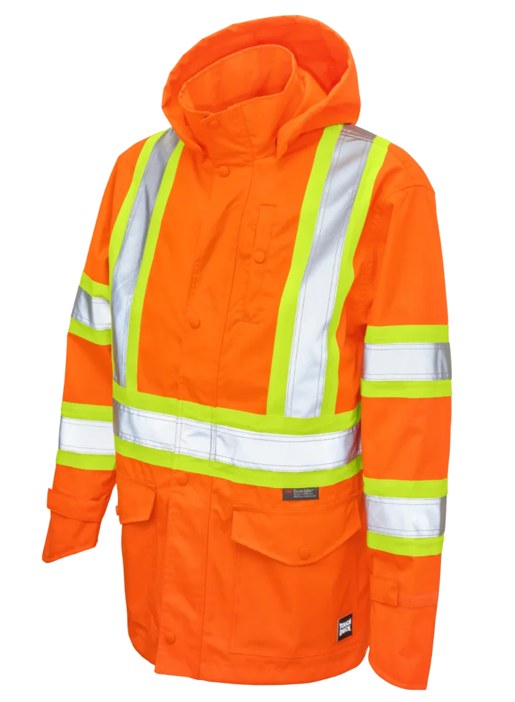 Tough Duck Premium Ripstop Safety Rain Jacket