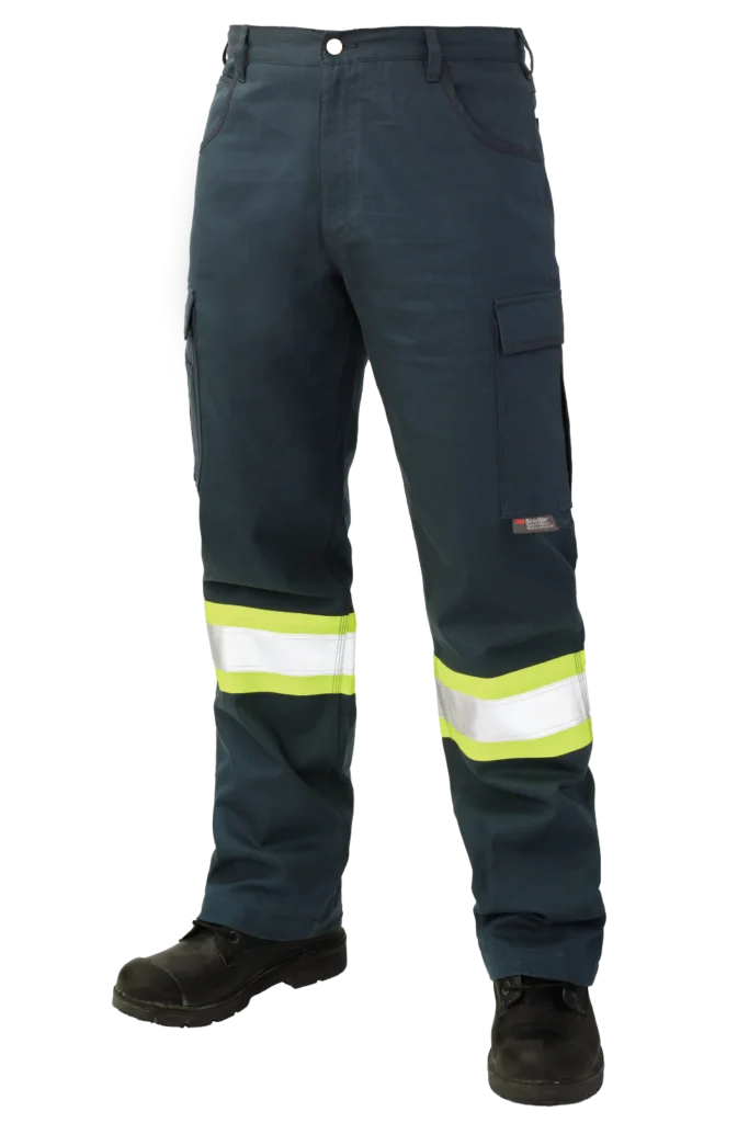 Tough Duck Relaxed-Fit Tough Flex Twill Safety Cargo Pant