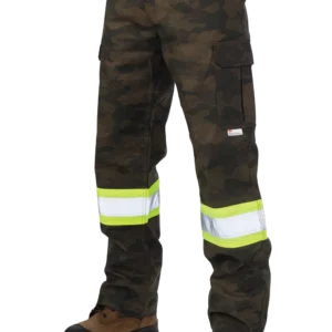 Tough Duck Relaxed-Fit Camo Flex Duck Safety Cargo Utility Pant
