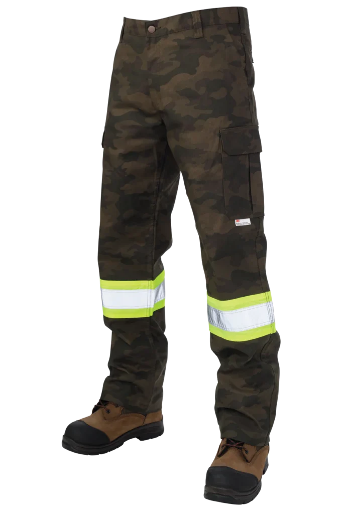 Tough Duck Relaxed-Fit Camo Flex Duck Safety Cargo Utility Pant