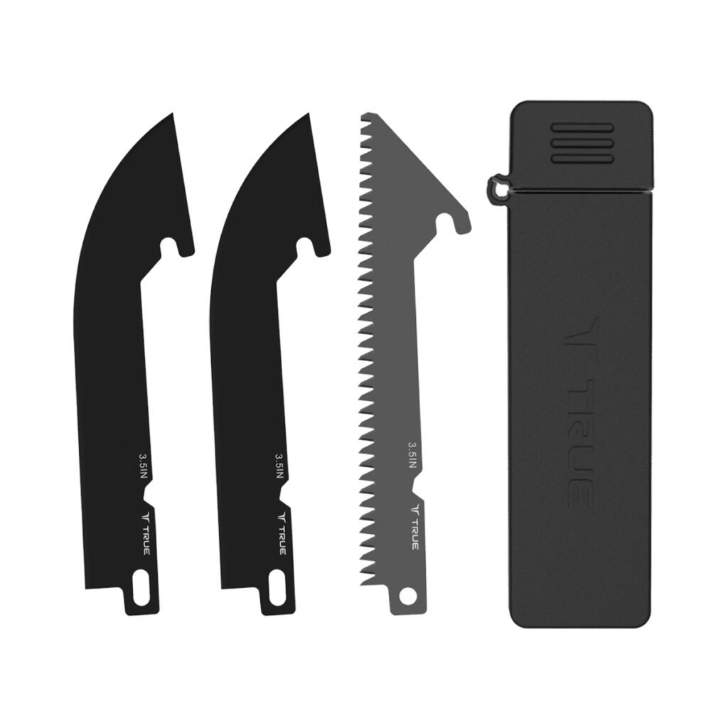 TRUE 3.5" assorted Drop Point & Saw Replacement Blades