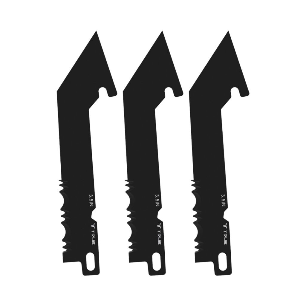 TRUE 3.5" Tanto 3 pack Replacement Blades