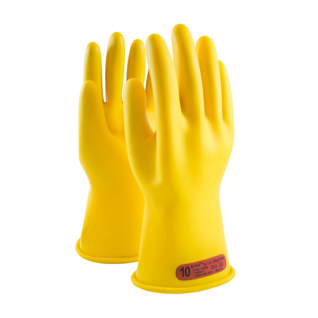 PIP Class 0 Rubber Insulating Glove with Straight Cuff - 11"
