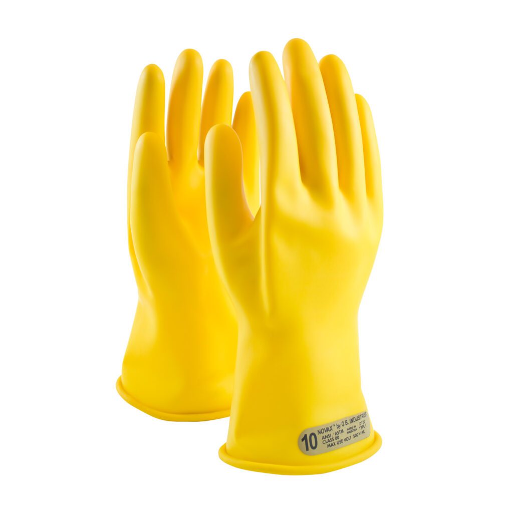 PIP Class 00 Rubber Insulating Glove with Straight Cuff - 11"